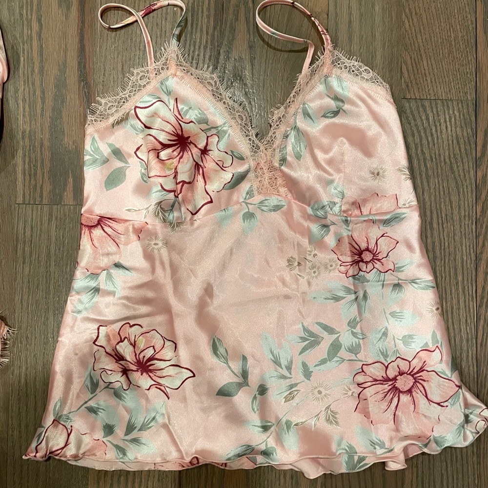 5-Piece Blushie Silk Pajama Set
